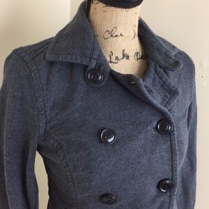 Aeropostale Charcoal Gray Peacoat
